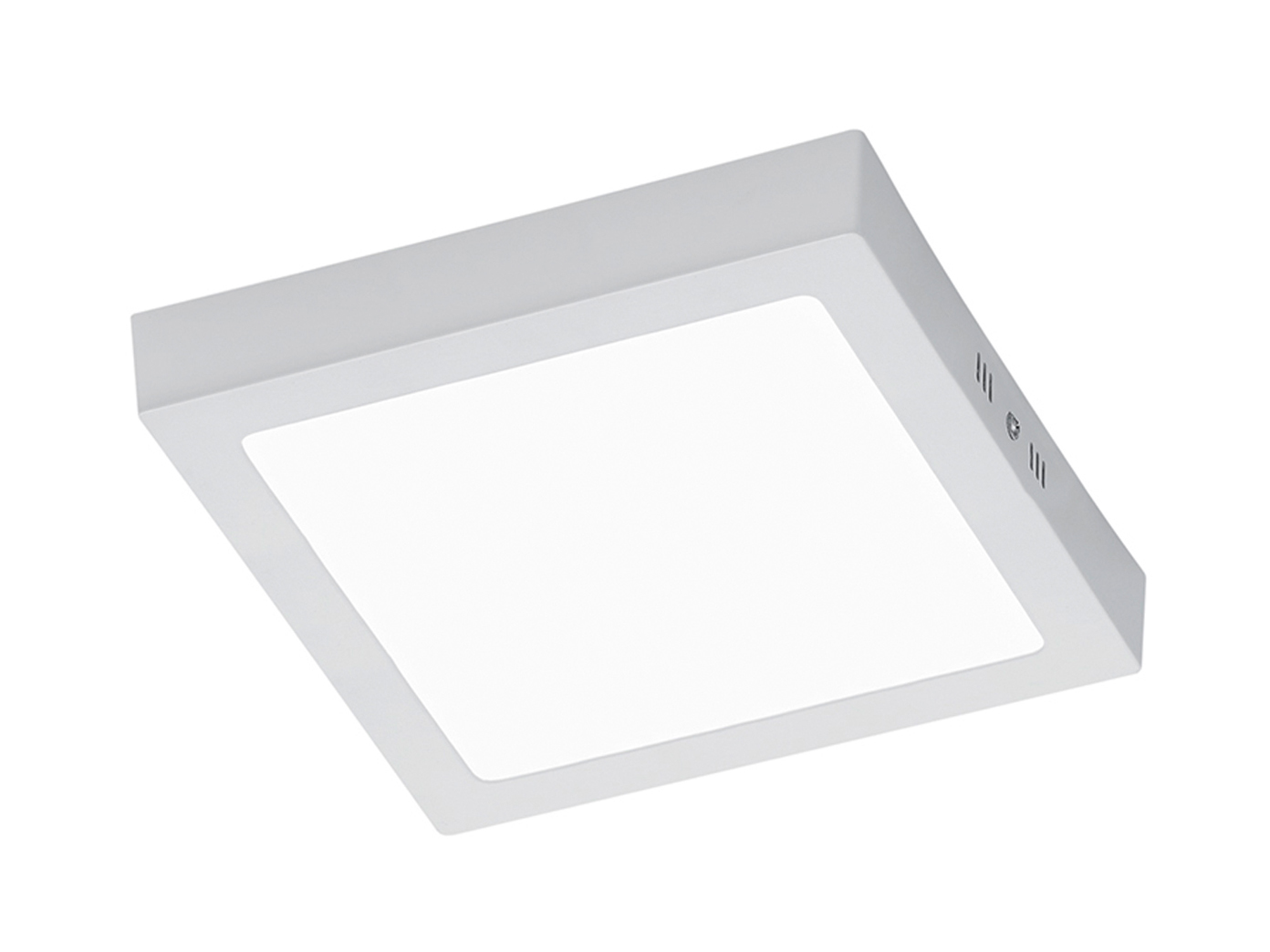 LED Deckenleuchte Deckenlampe ZEUS Aluminium Acryl weiß 22,5x22,5 cm