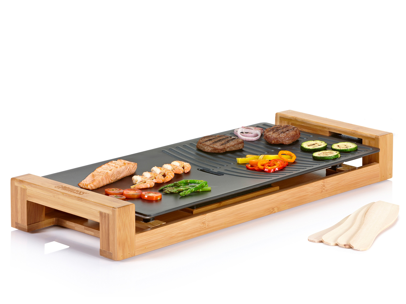 Antihaftbeschichtet 1800W Elektrogrill Balkon Teppan-Yaki einfache Reinigung