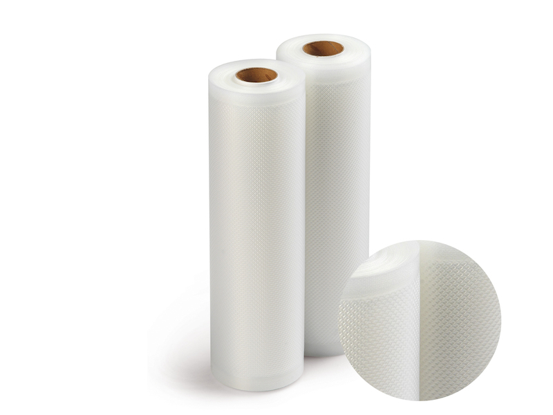 Domo 2 Rotoli Pellicola Per Sottovuoto DO316L-20 - Trasparente, Larghezza 20 Cm, Lunghezza 6 M Cad. Per Macchina Sottovuoto