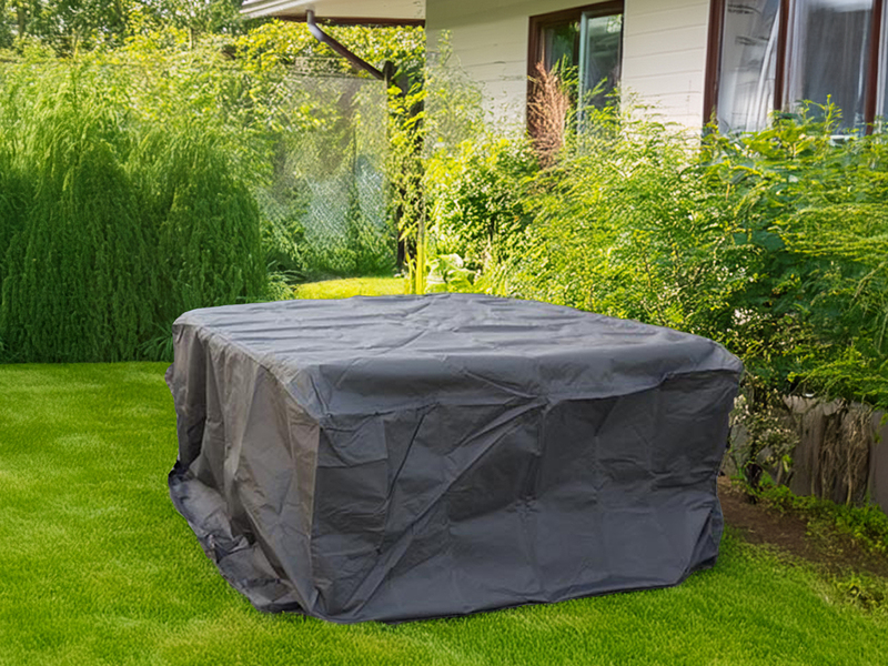 Wetterfeste Schutzhülle Abdeckung rechteckig für Garten Lounge Set, 165x135x95cm