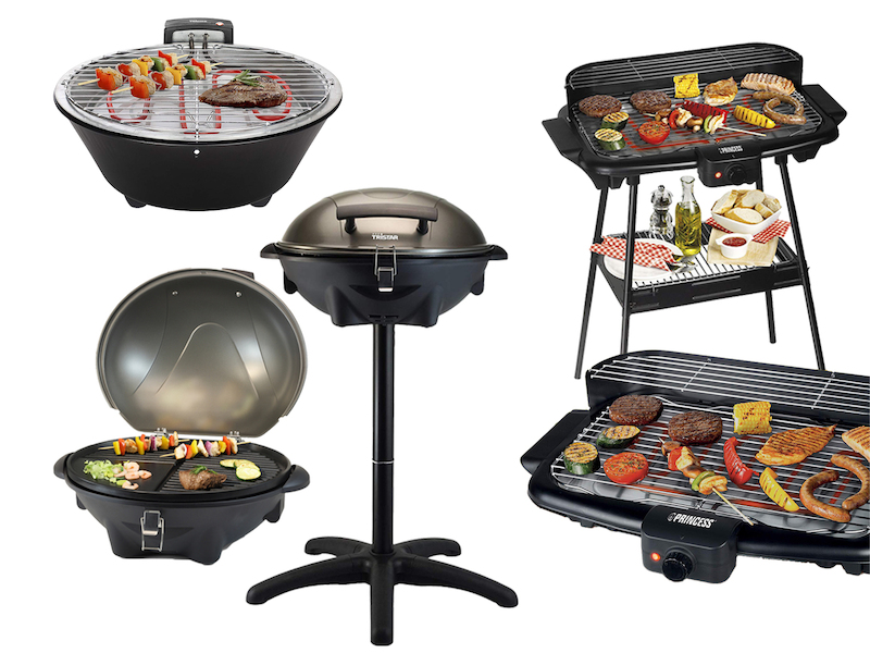 Elektrogrill mit Fuß elektrischer Balkongrill Gartengrill setpoint.de