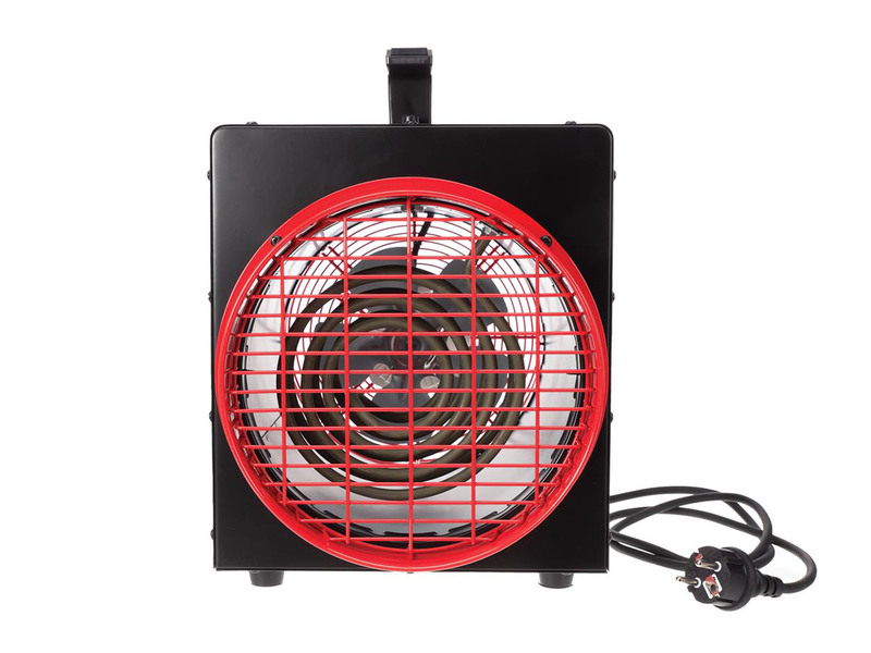 Heizlüfter 3300 Watt mit Thermostat & Luftschlauch, elektrische Werkstattheizung