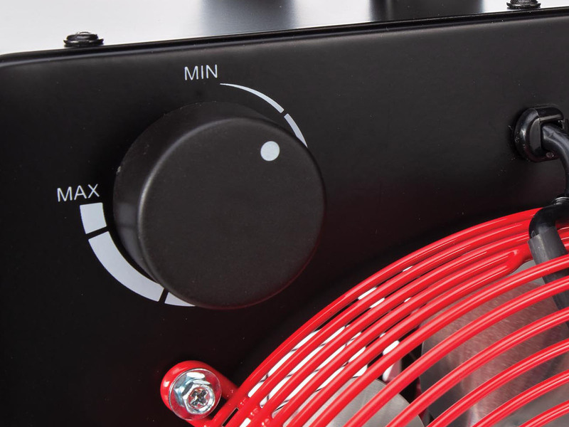 Heizlüfter 3300 Watt mit Thermostat & Luftschlauch, elektrische Werkstattheizung