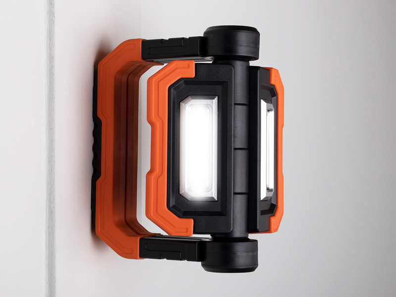 LIAISIMI LED Arbeitsleuchte - 180° Klappbar Mit Magnet & Haken, 7 Lichtmodi, 300-400 Lumen