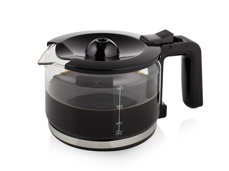 Kaffeemaschine mit Glaskanne für 12 Tassen & 2x Permanentfilter