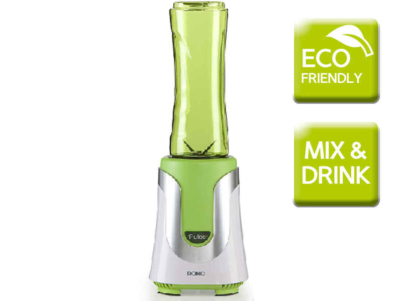 Smoothie Maker To-Go - Blender in Grün - inkl. Trinkflaschen in 2 Größen