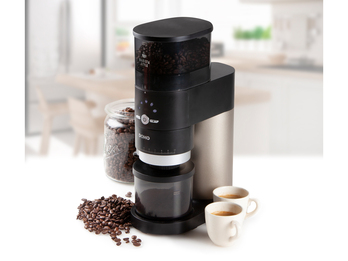 Kaffeemühle konisches Edelstahl Mahlwerk für 250g ganze Bohnen