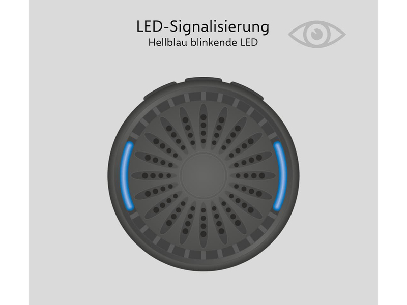 Funk Türklingel-Set, 2 Plug-in-Empfänger, Funkklingel wetterfest, Schwarz