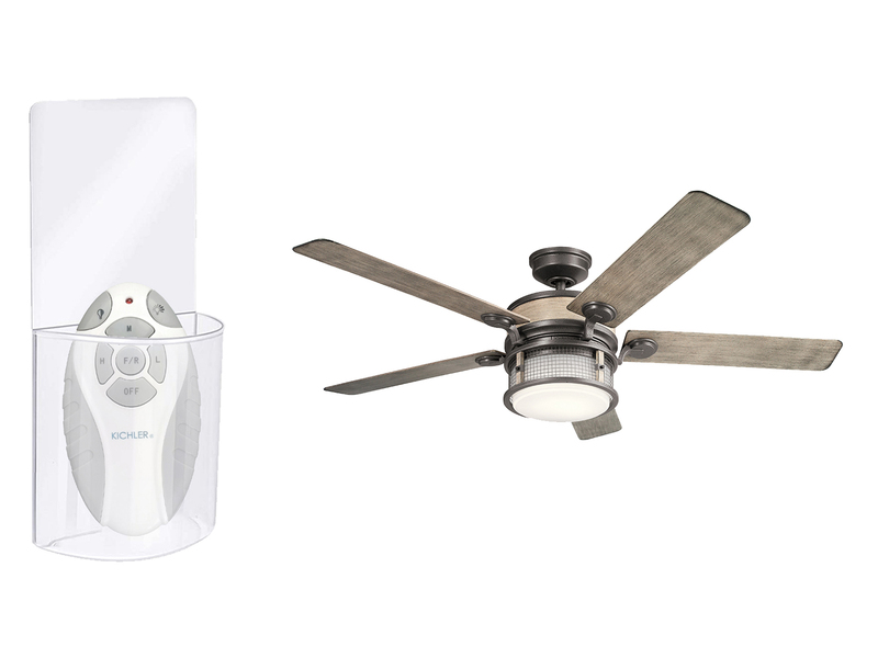Deckenventilator mit Licht und Fernbedienung, Outdoor geeignet IP44, Ø 152cm