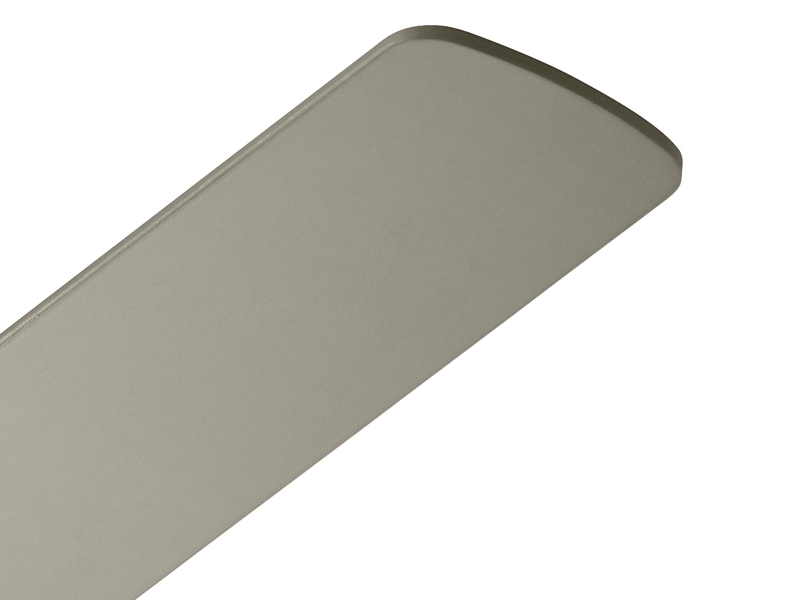 Deckenventilator mit Licht und Fernbedienung, Weiß-Silber, Ø 152cm