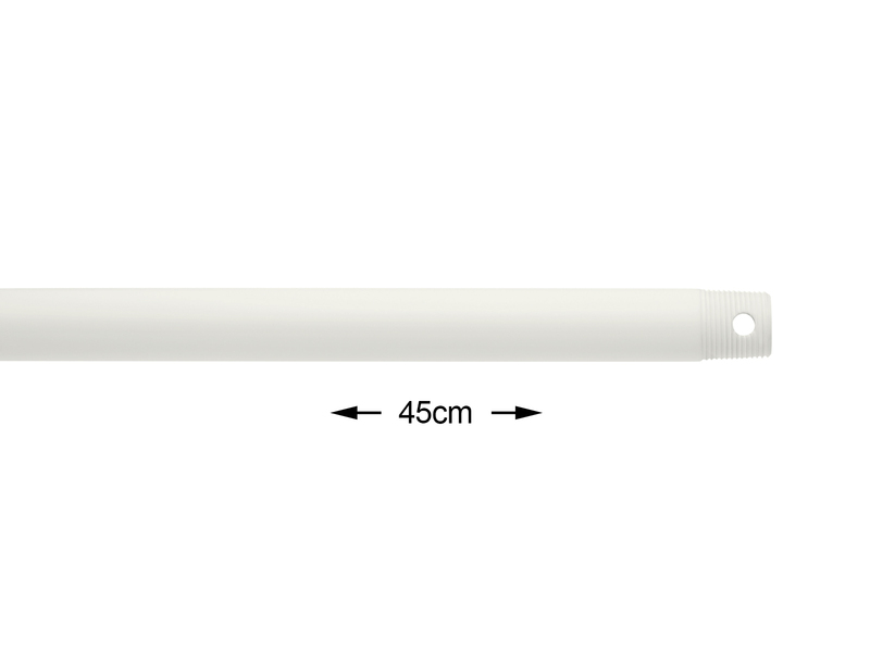 Deckenventilator mit Licht und Fernbedienung, Weiß-Silber, Ø 152cm