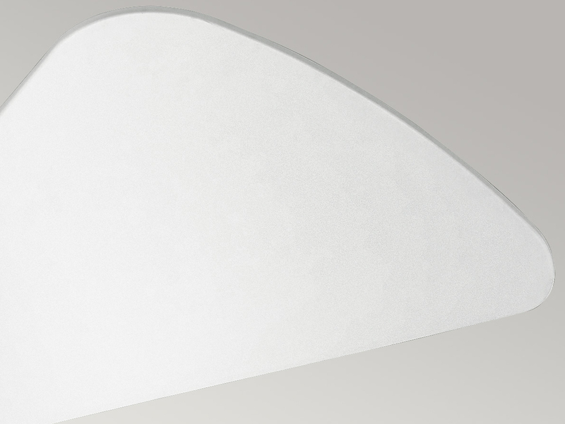 Kleiner Deckenventilator Weiß, mit Licht - Feuchtraumgeeignet, Ø 86cm