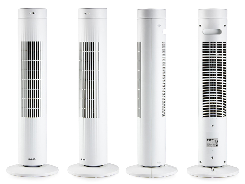 Säulenventilator leise, mit Timer & Fernbedienung, 3 Stufen, 35 W, Höhe 76cm