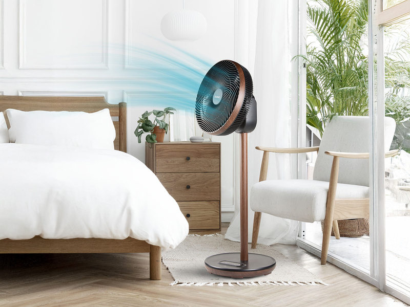 Standventilator leise, mit Timer & Fernbedienung, 9 Stufen, 26 W, Höhe 92cm