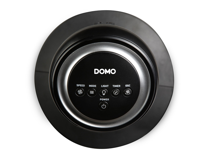 Säulenventilator mit Timer, Fernbedienung und Licht, Oszillation, Höhe 105,5cm