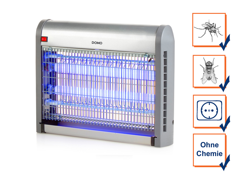 2er Set Insektenvernichter ohne Chemie 2x10W UV A-Lampe für 80m²