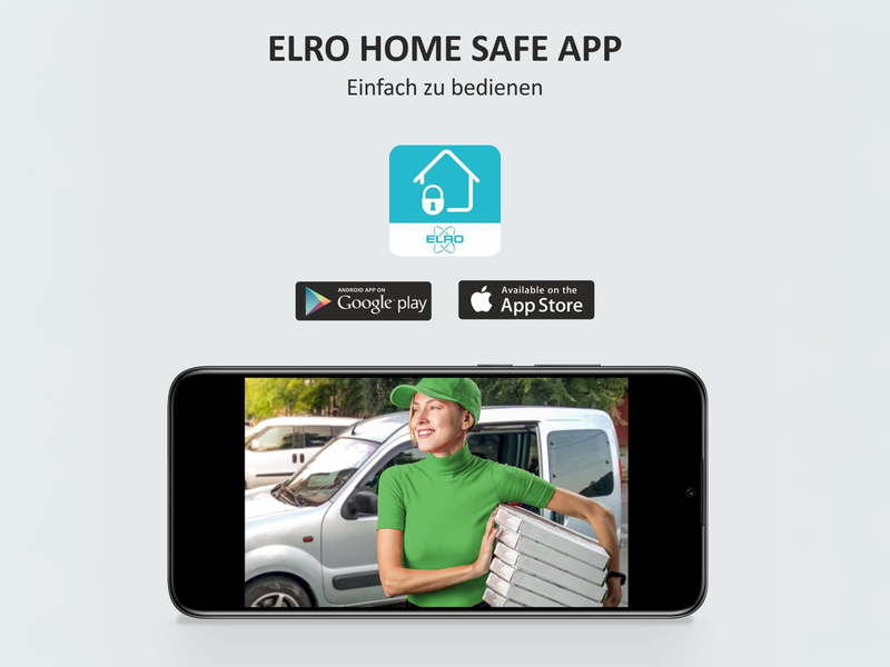 IP Video Türsprechanlage mit Türklingel und Kamera für 3 Familienhaus