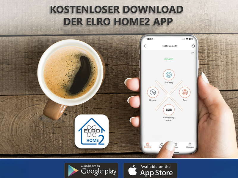 SMART HOME Alarmsystem mit Wifi & GSM Funktion Komplettset mit App