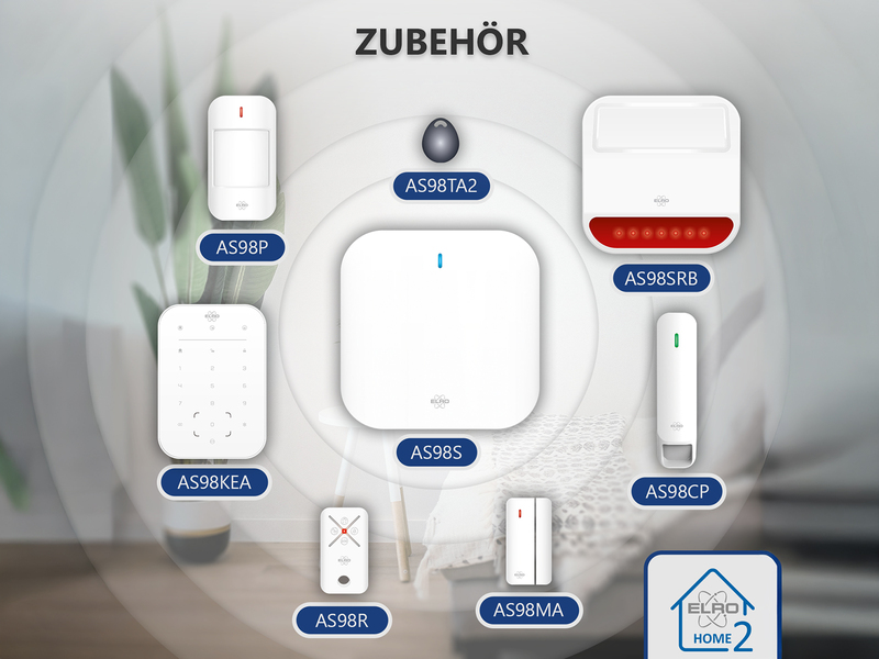 SMART HOME Alarmsystem mit Wifi & GSM Funktion Komplettset mit App
