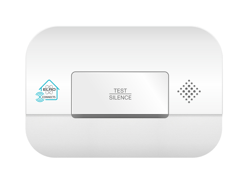 Kohlenmonoxid Melder mit Batterie 85dB Alarm f. ELRO Connects Smart Home System