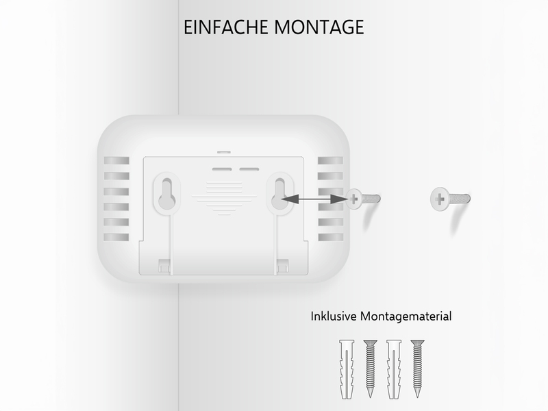 ELRO Brandschutzset: Rauchmelder mit Batterie, Kohlenmonoxid-Melder, Löschdecke