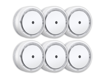 6er Set ELRO Optischer Rauchmelder mit 10 Jahres Batterie, Mini Ø 7,2cm, Weiß 6er Set ELRO Optischer Rauchmelder mit 10 Jahres Batterie, Mini Ø 7,2cm, Weiß