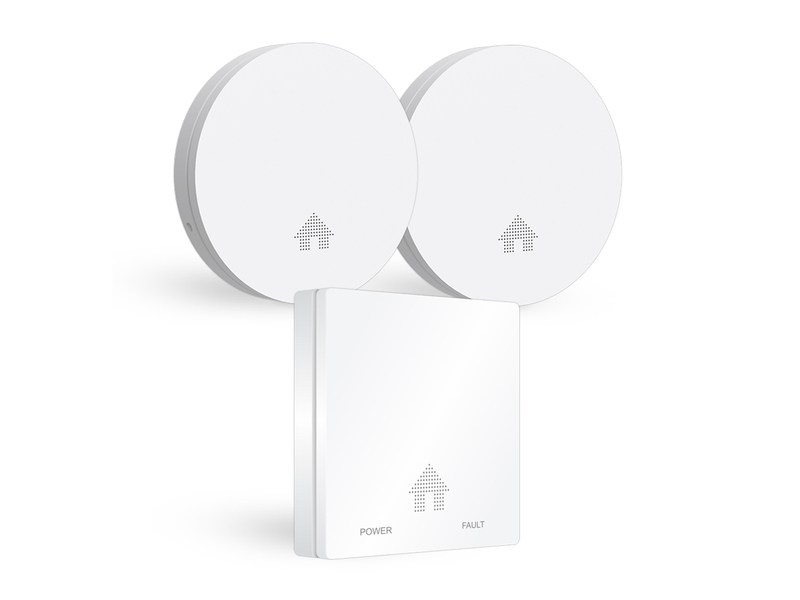 ELRO Brandschutzset: 2x Rauchmelder, 1x CO Melder mit 10 Jahres Batterien, flach