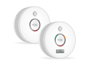 ELRO Brandschutzset: Rauchmelder und CO Melder mit 10 Jahres Batterien, flach