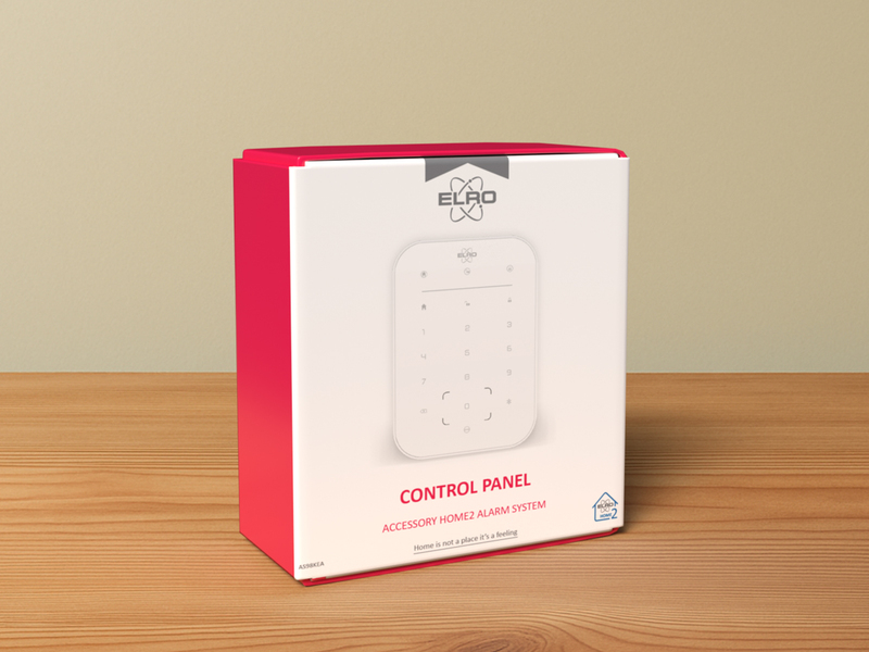 Steuereinheit / Bedienfeld für das ELRO AS98S Home2 Alarmsystem