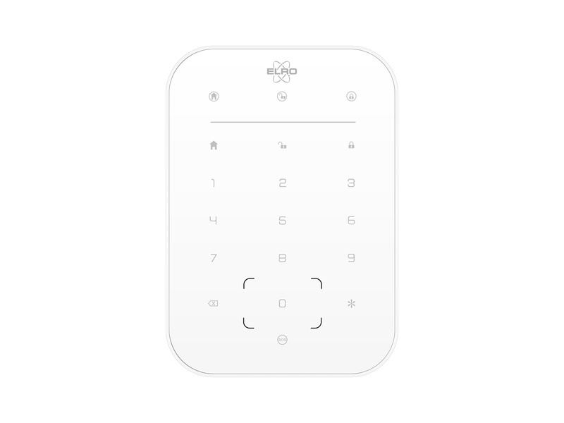 Steuereinheit / Bedienfeld für das ELRO AS98S Home2 Alarmsystem