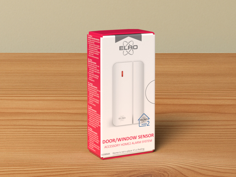 Smart Home Türkontakt Fenstersensor für das ELRO AS98S Home2 Alarmsystem