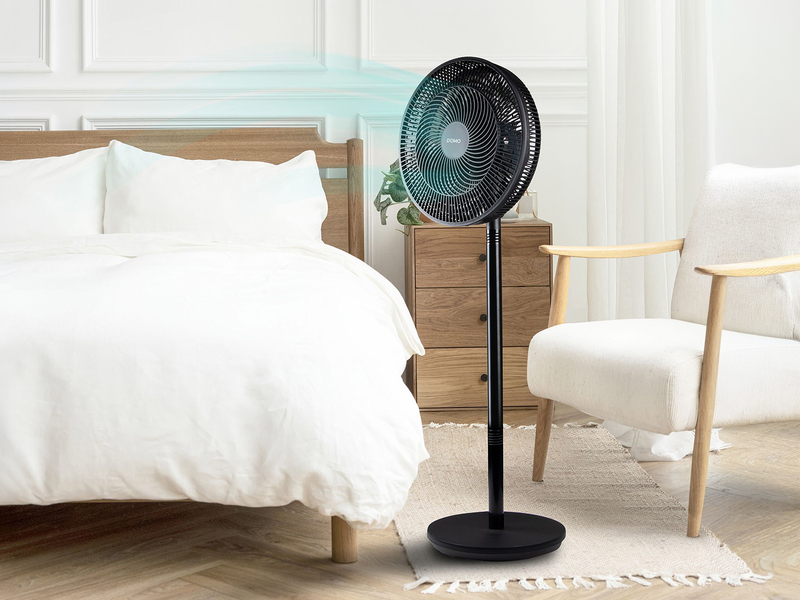 Standventilator / Tischventilator, leise, Oszillation, Höhe 68/91/116cm