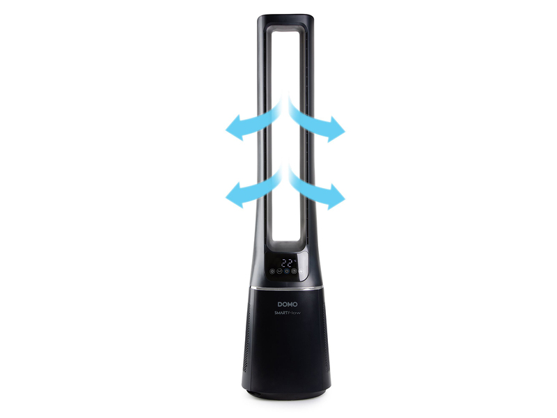 Oszillierender Turmventilator & Luftreiniger mit Fernbedienung & Timer, H: 105cm