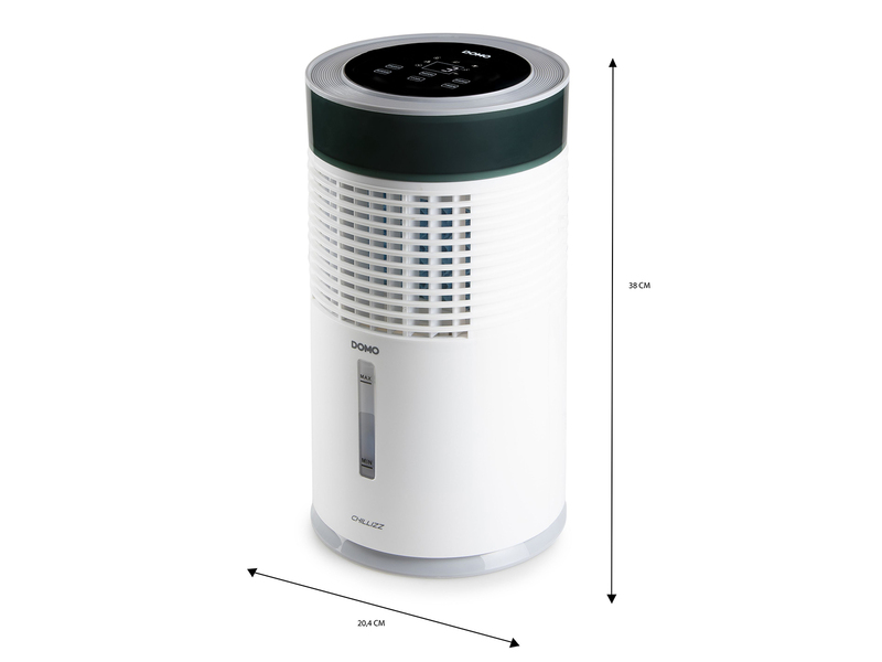 Ventilator Luftkühler mit Wasserkühlung & Luftbefeuchter Timer Oszillation 38cm