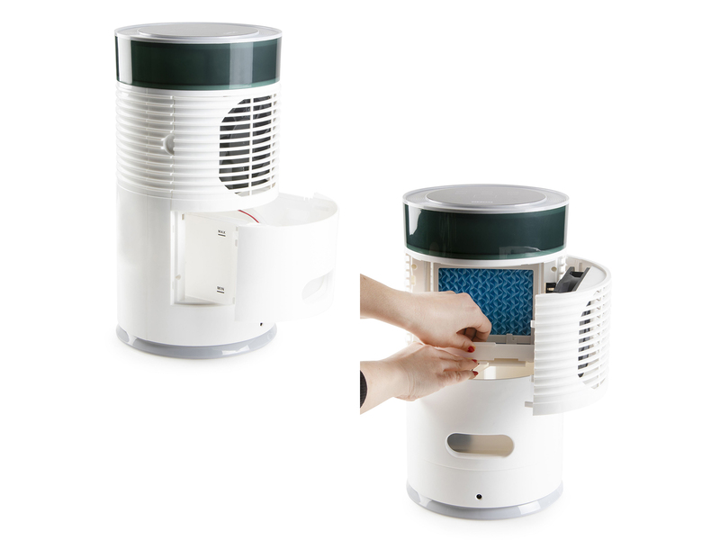 Ventilator Luftkühler mit Wasserkühlung & Luftbefeuchter Timer Oszillation 38cm