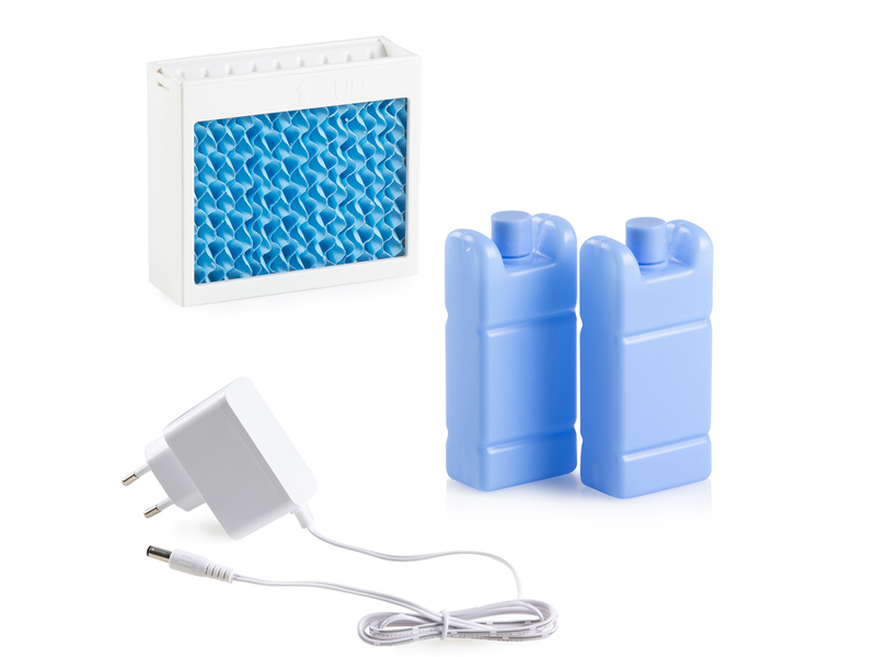 Ventilator Luftkühler mit Wasserkühlung & Luftbefeuchter Timer Oszillation 38cm