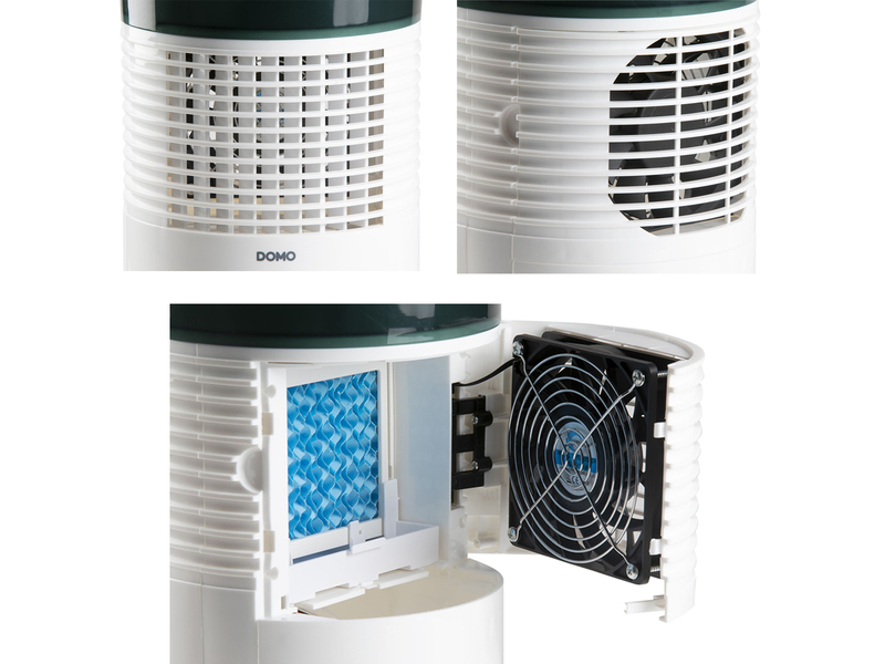 Ventilator Luftkühler mit Wasserkühlung & Luftbefeuchter Timer Oszillation 38cm
