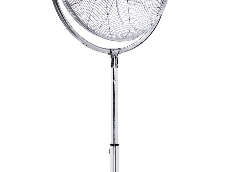 Standventilator Oszillierend Chrom Ø45cm 100W Höhe 90-130cm