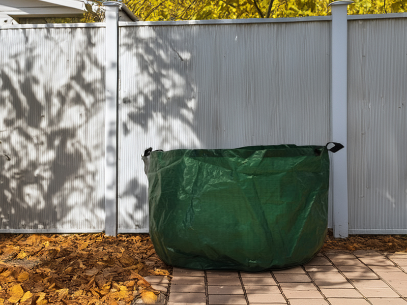 Gartenabfallsack mit Griffen, Kapazität 230 L, Ø 80 cm x Höhe 46 cm