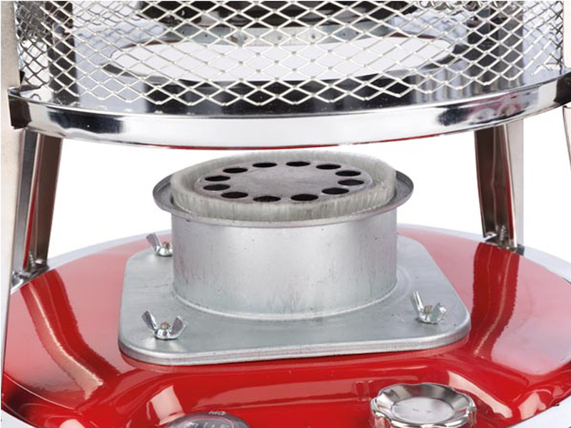 Petroleum Heizung mit Ersatzdocht, für bis zu 18m³, Tank 4,6L für bis zu 18h