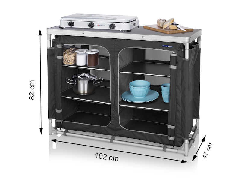 XXL Campingküche faltbar OUTDOOR KOCHEN Küchenschrank Küchenblock Campingschrank