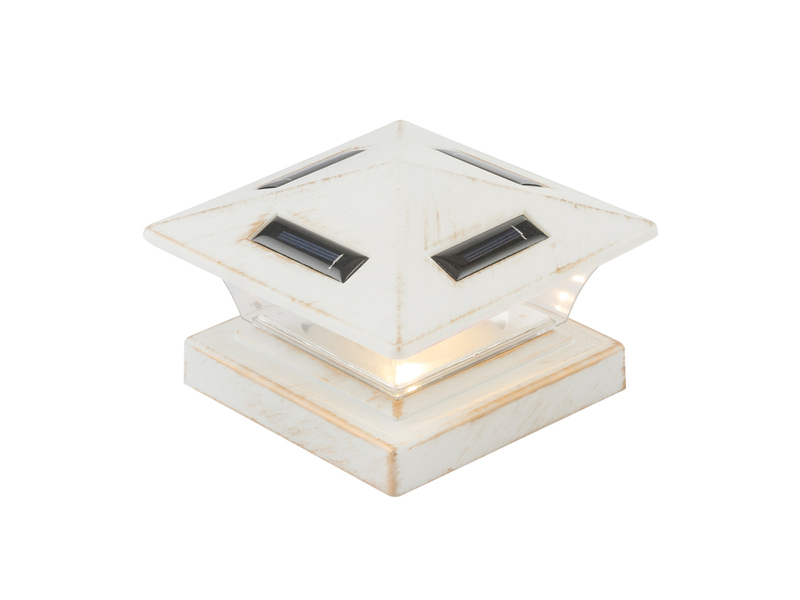 LED Garten Solarlampe für Zaunpfost, Terrassenbeleuchtung