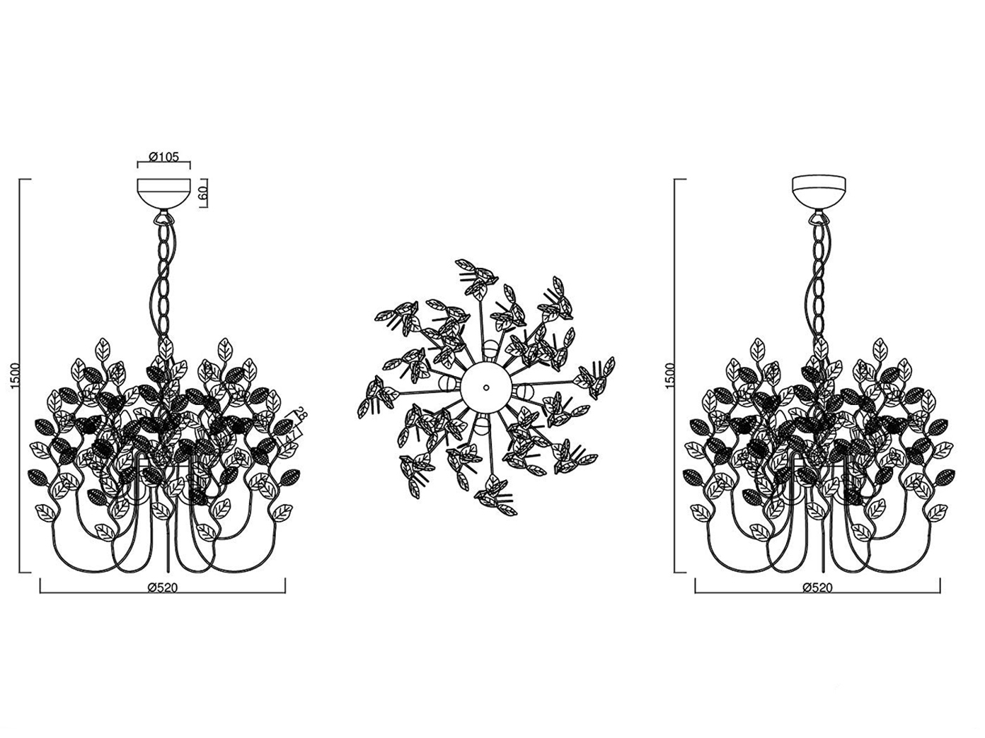 Florentiner Kronleuchter modern ausgefallene Wohnzimmer Lampen für über