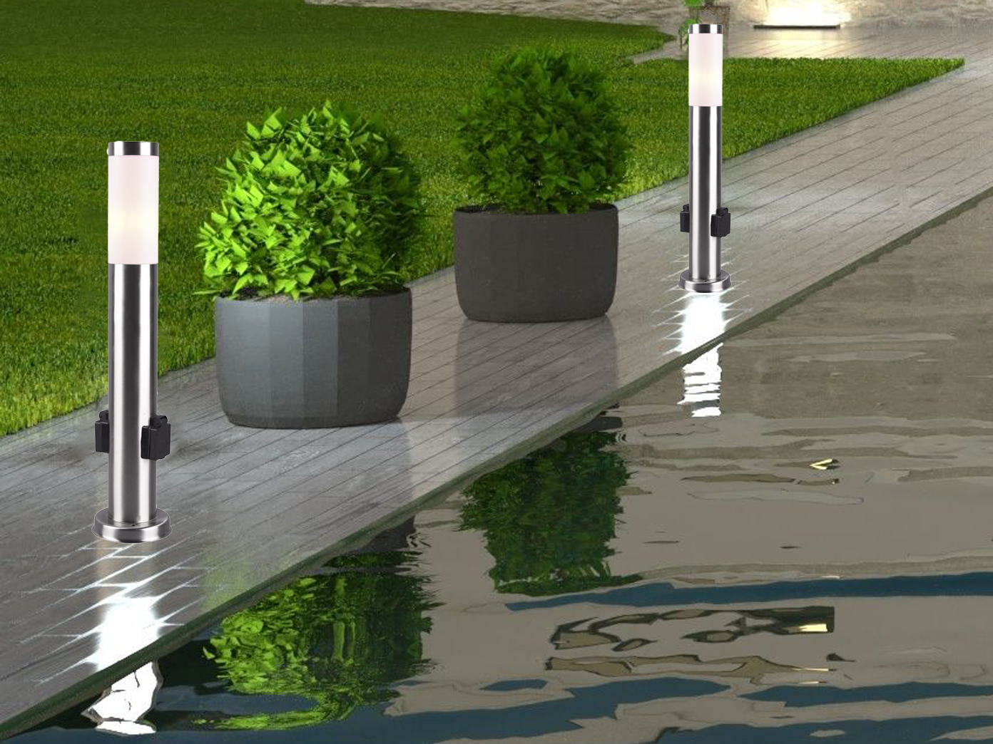 Outdoor Stehlampe, Pollerleuchte Gehweglampe