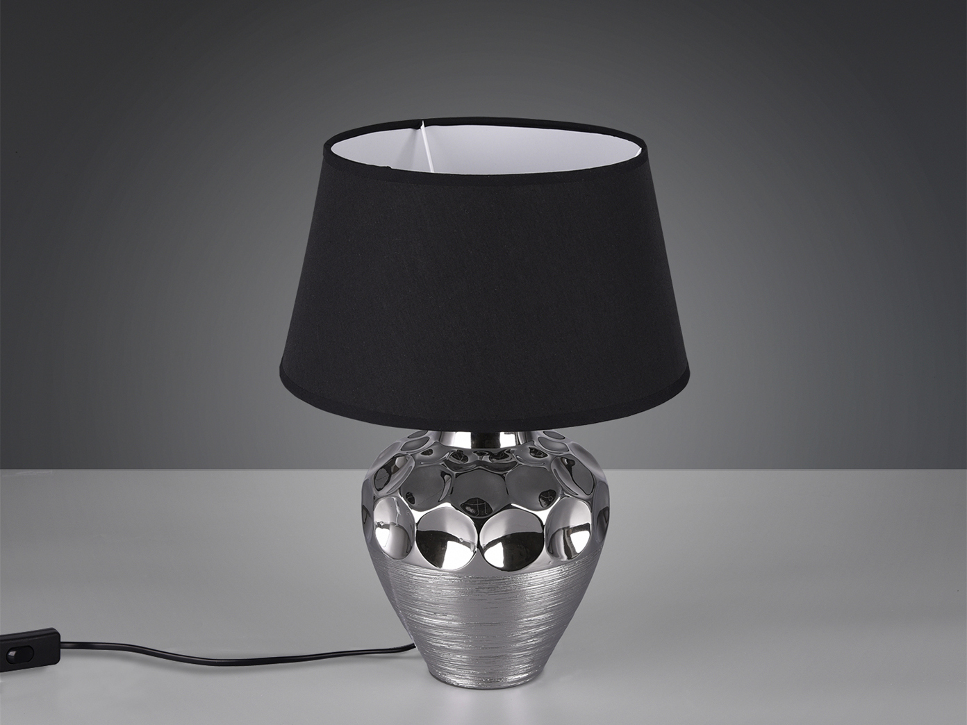 LED Tischleuchten mit Stoffschirm klassische Nachttischlampen für