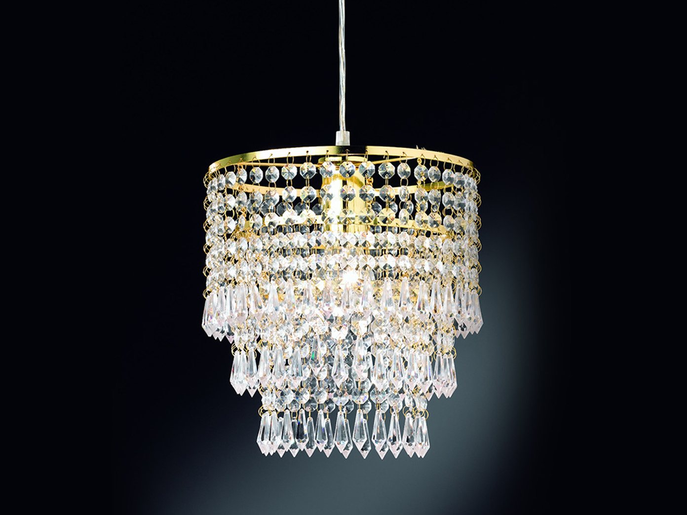 LED Kristalllampen aus Acryl Kronleuchter hängend für Wohnzimmer