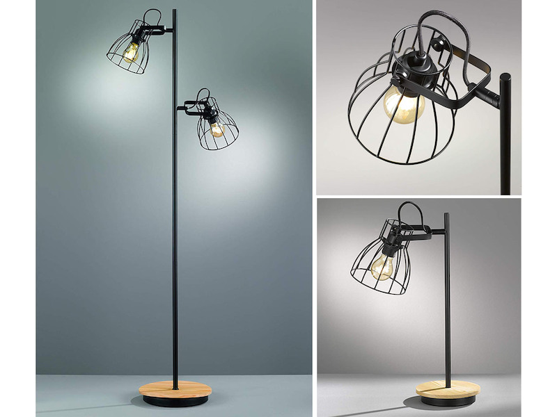 Retroleuchten mit Lampenschirm Industrial - Tischlampe & Stehlampe