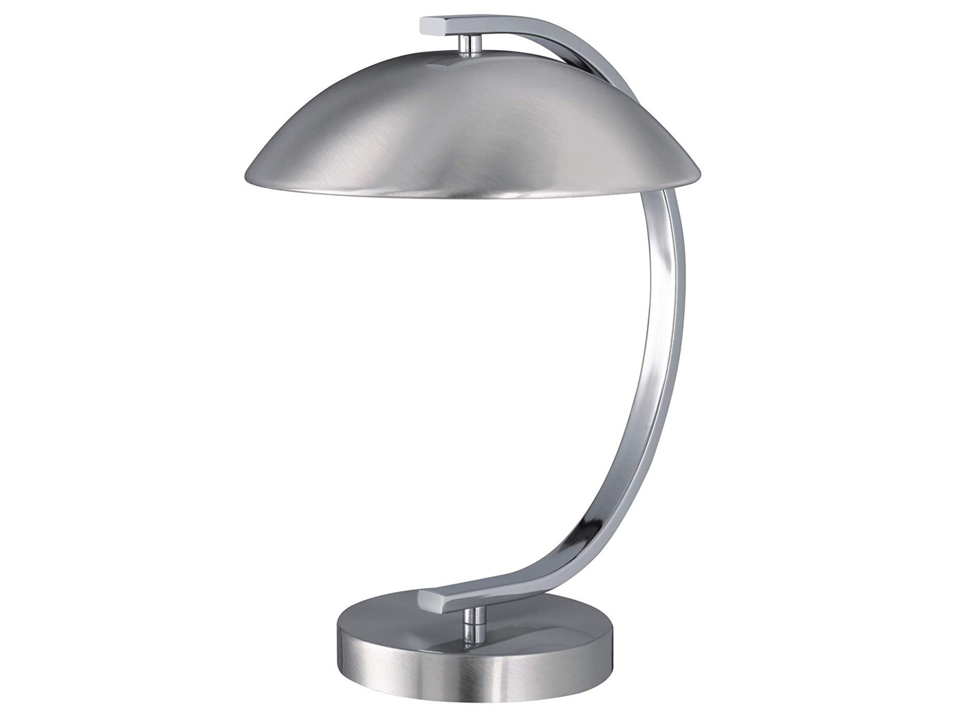 LED Tischleuchten mit Metall Schirm runde Wohnzimmerlampe modern