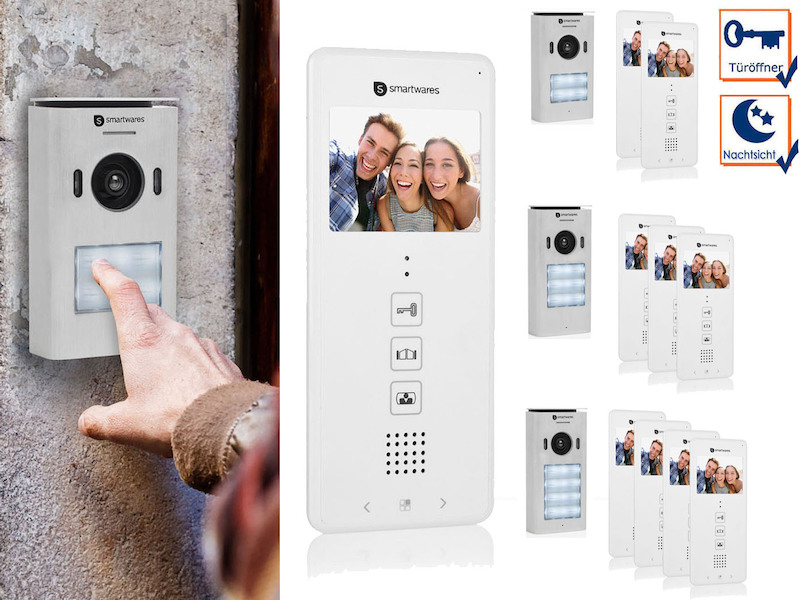 Video Haus Sprechanlagen Ein-Mehrfamilienhaus mit Kamera