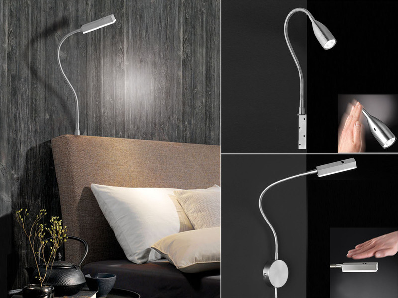 LED Flexarm Leselampen mit Kabel & Stecker für Steckdose für Couch